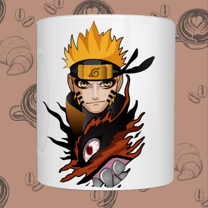 "Naruto Ninja" Ceramic Mug - Sip with Shinobi Spirit