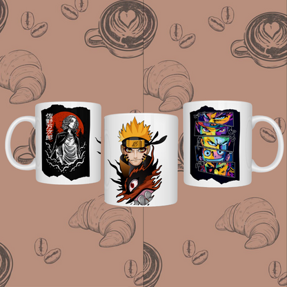 "Naruto Ninja" Ceramic Mug - Sip with Shinobi Spirit