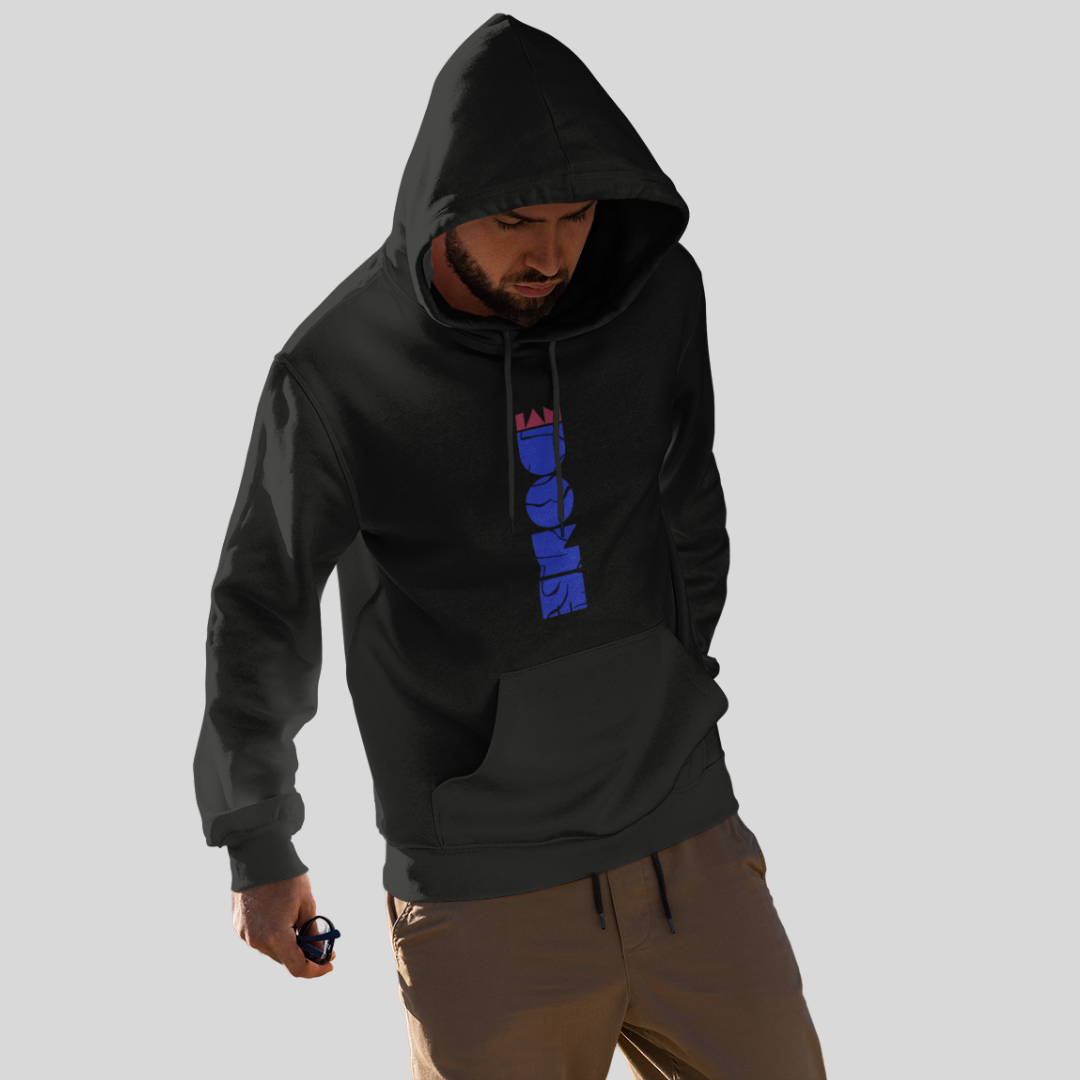 Men's "Done" Printed Black Hoodie - Perfect Addition to Your Casual Wardrobe!