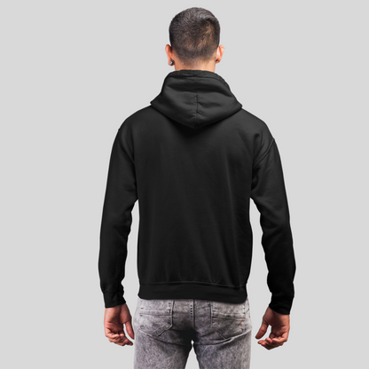 "Spread Hope and Positivity with Our Men's 'Hope Costs Nothing' Printed Black Hoodie"