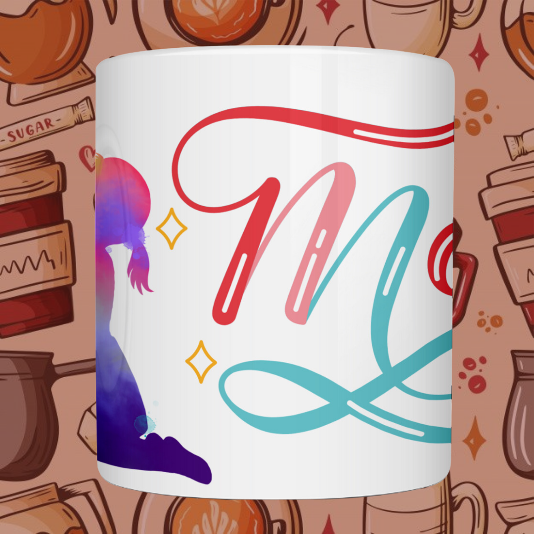 "I Love You Mom" Printed Ceramic Mug - Heartfelt Expression