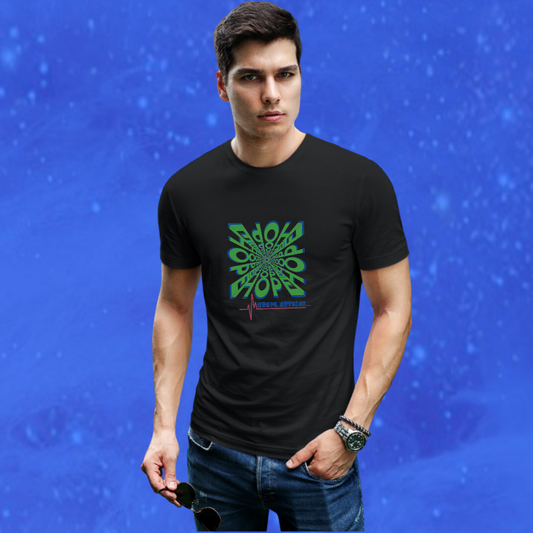 "Spread Hope and Positivity with Our Men's 'Hope Costs Nothing' Printed Black T-Shirt"