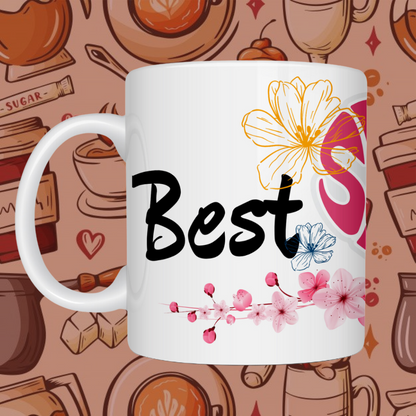 "Best Sister Ever" Printed Ceramic Mug - Celebrate Sisterhood