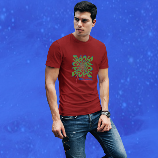 "Spread Hope and Positivity with Our Men's 'Hope Costs Nothing' Printed Maroon T-Shirt"