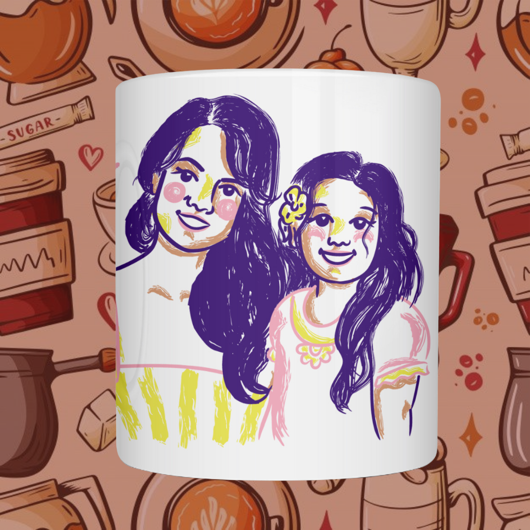 "Sisters - Queen of Sarcasm & Wit" Ceramic Mug - Celebrate Sisterly Humor