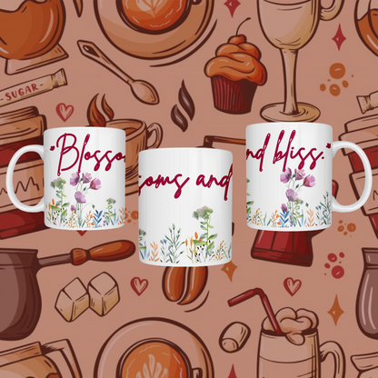 "Spring Blossoms & Bliss" Ceramic Mug - Embrace the Season's Beauty