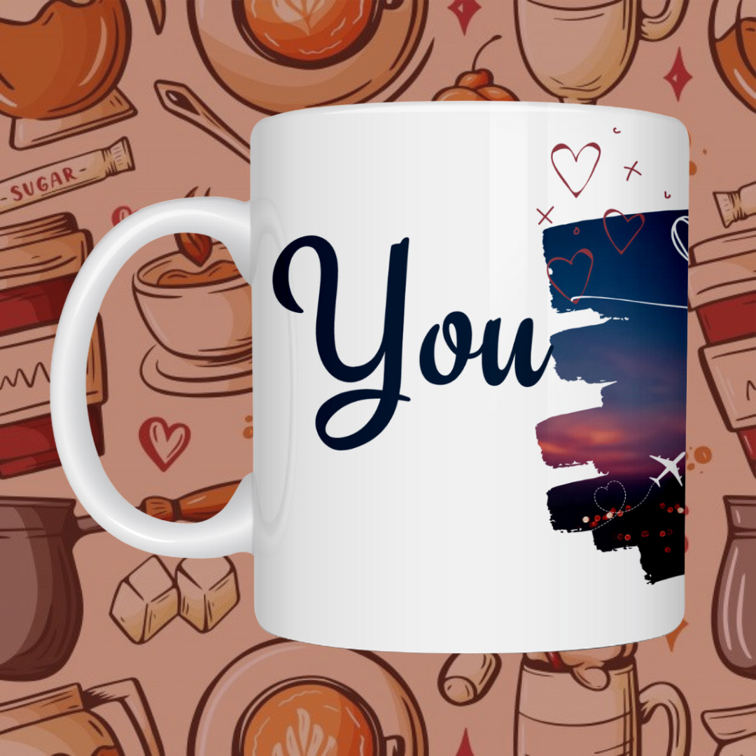 Celebrate Bond of Your Love With Our "You and Me" Printed Ceramic Mug