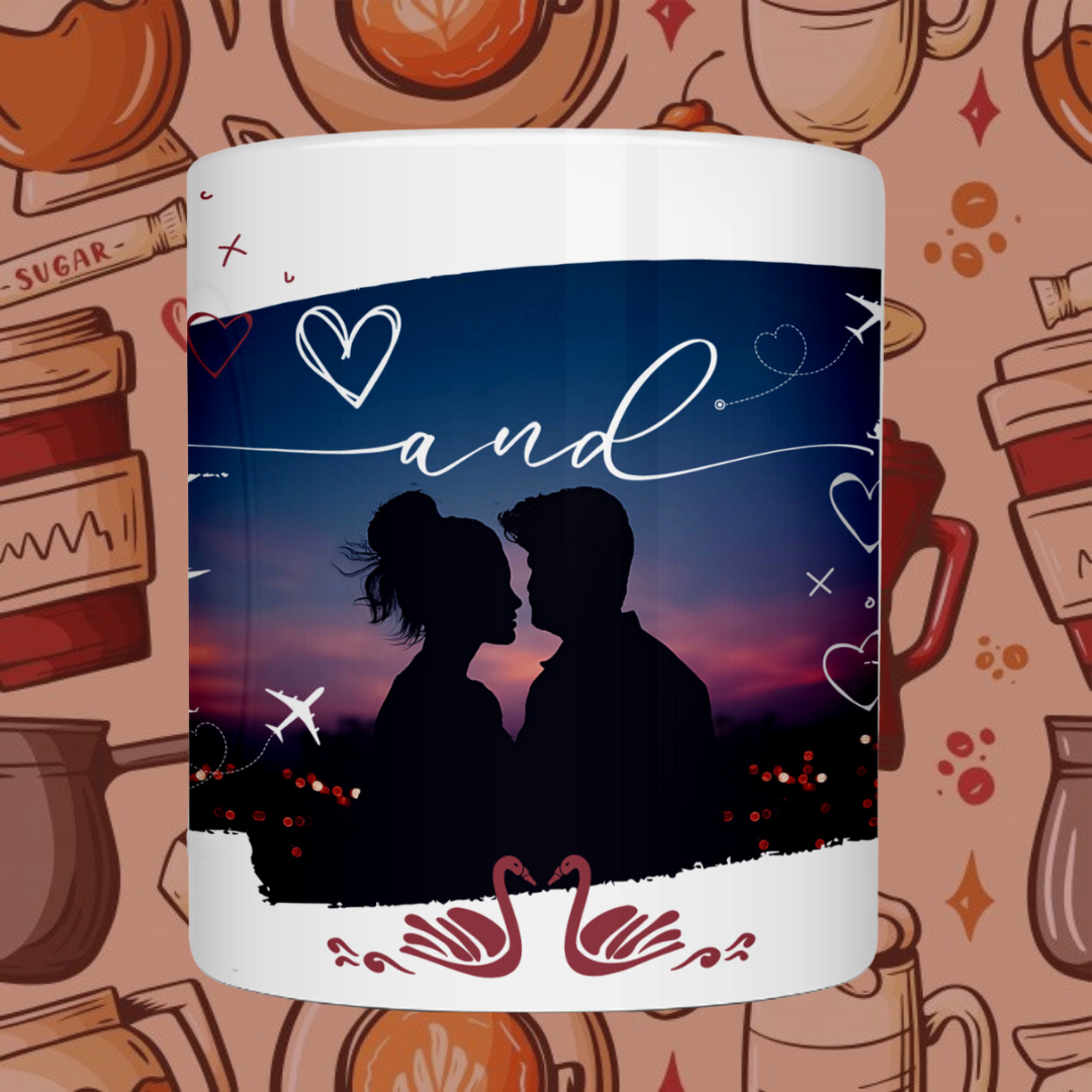 Celebrate Bond of Your Love With Our "You and Me" Printed Ceramic Mug