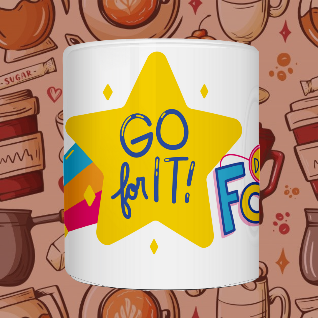 Sip with Determination "Stay Focused" Ceramic Mug