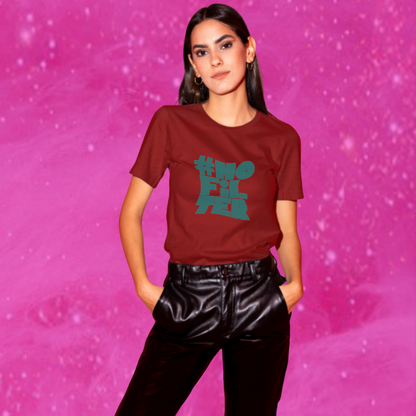 "Embrace Your Authentic Self with Our Women's '#No Filter' Printed Maroon T-shirt"