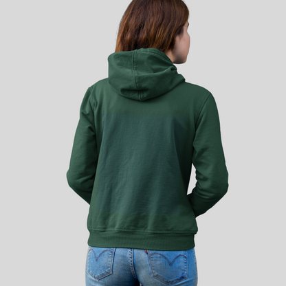 "Emotions Destroy Everything" Printed Women's Green Hoodie!