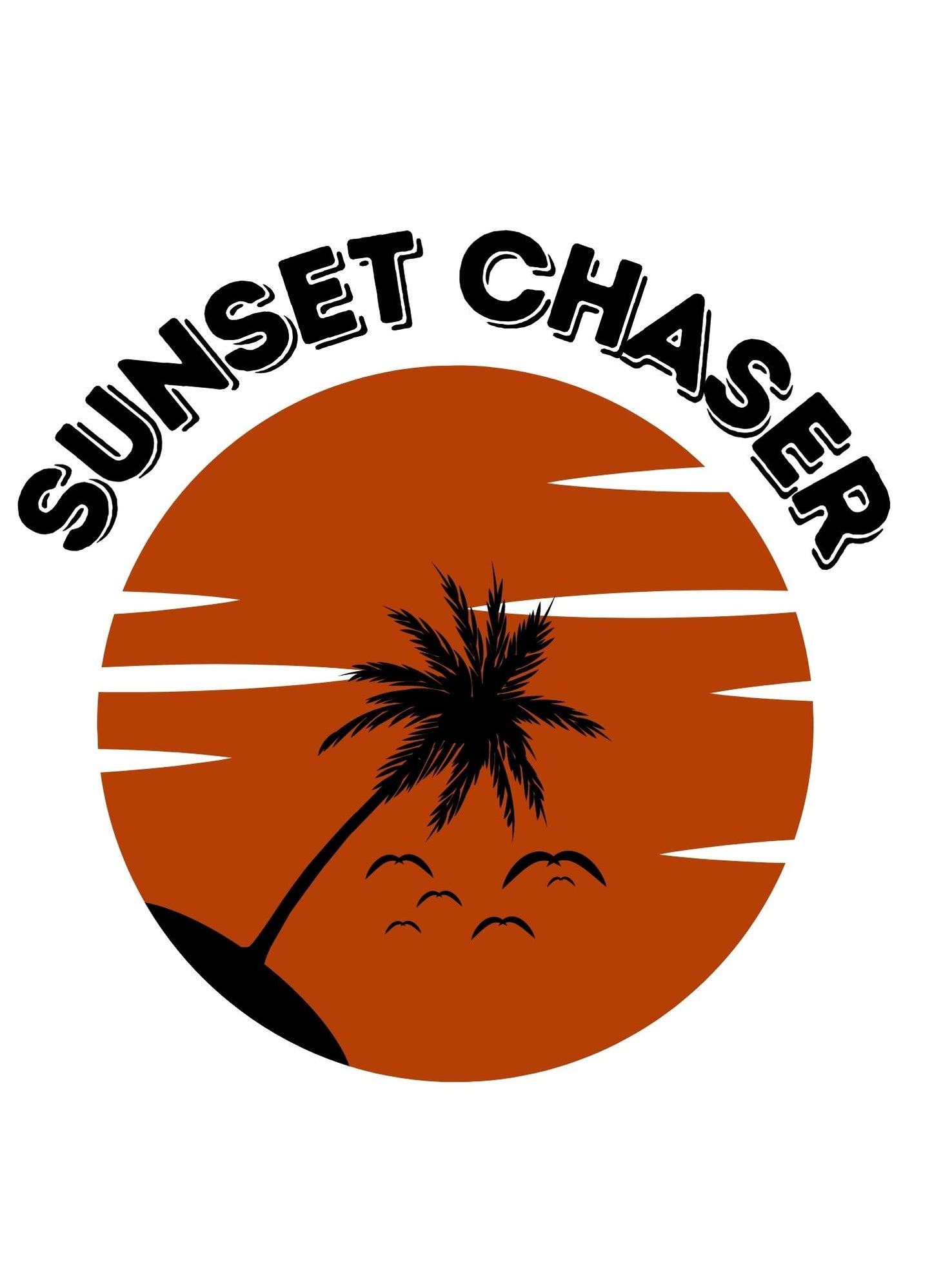 "Chase the Beauty of Sunsets: 'Sunset Chaser' Printed Pink T-Shirt for Women"