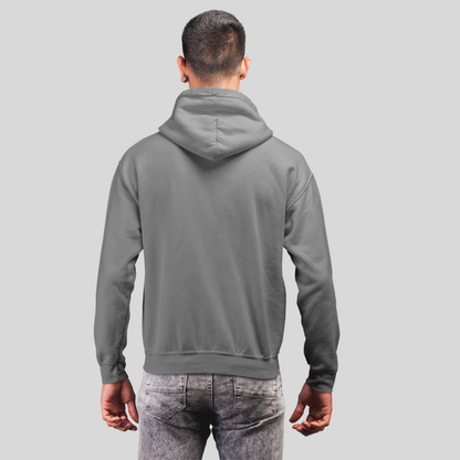 "Express Yourself with Emotions Destroy Everything Printed Men's Grey Hoodie"