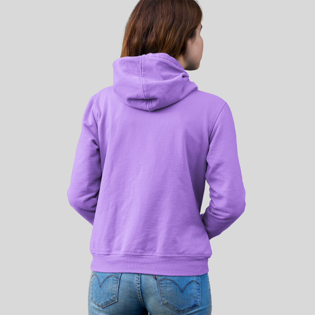 "Emotions Destroy Everything" Printed Women's Lavender Hoodie!