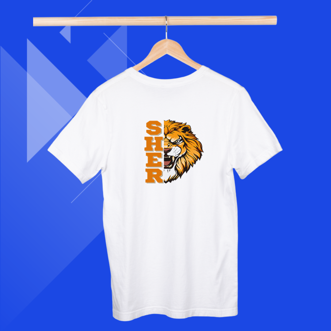 White Printed T-shirt for Men best