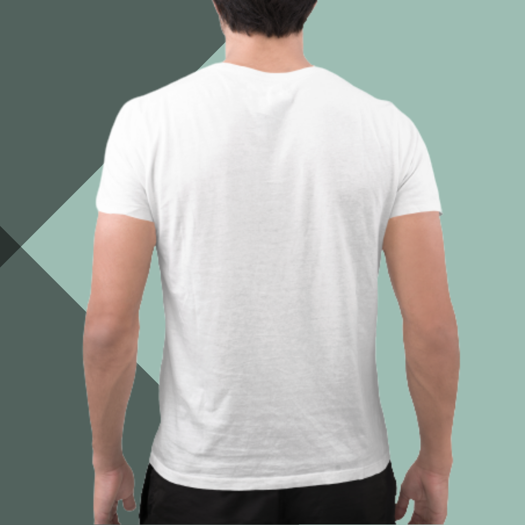 Get Ready for Movie Night with Our "Movie Night" Printed Men's White T-Shirt!