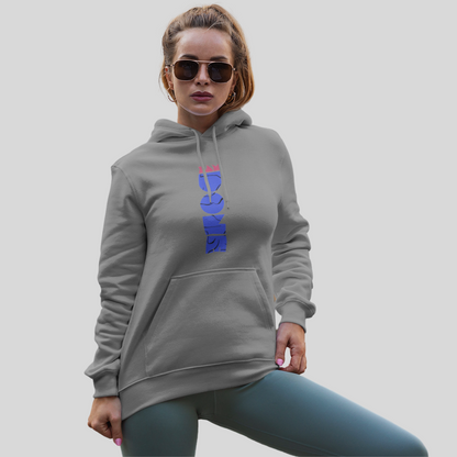 Stay Cozy and Chic with Our "DONE" Printed Women's Grey Hoodie!