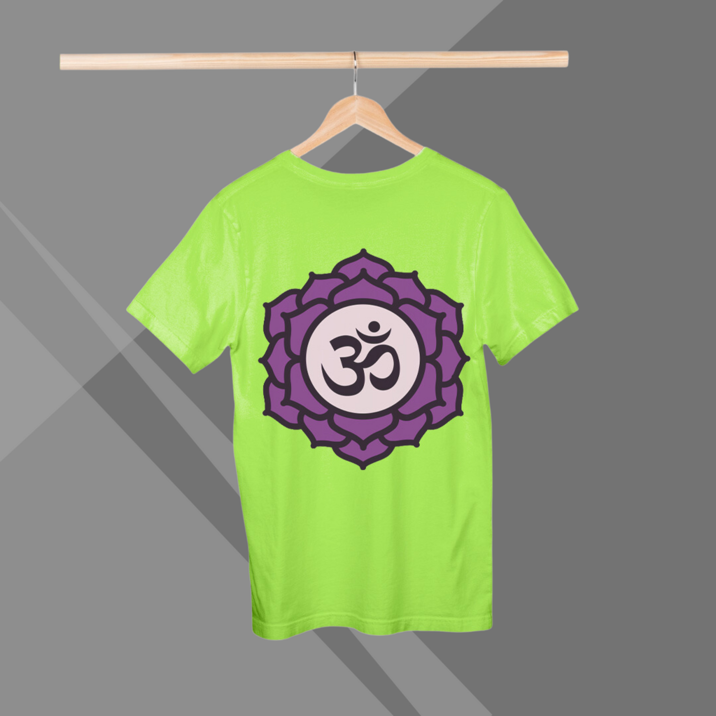 OM Printed Women's Green T-Shirt - Women's Spiritual T-Shirt