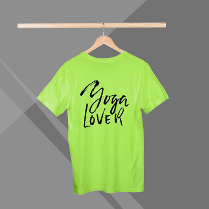 Yoga Lover Printed Women's Green T-Shirt - Perfect T-SHirt for Yoga Lovers