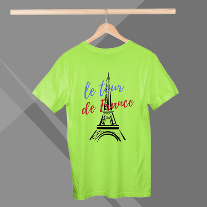 Le Tour de France Printed Women's Green T-Shirt - Women's Travel T-Shirt