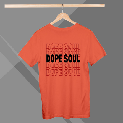 Dope Soul Printed Women's Orange T-Shirt - Women's Quirky T-Shirt