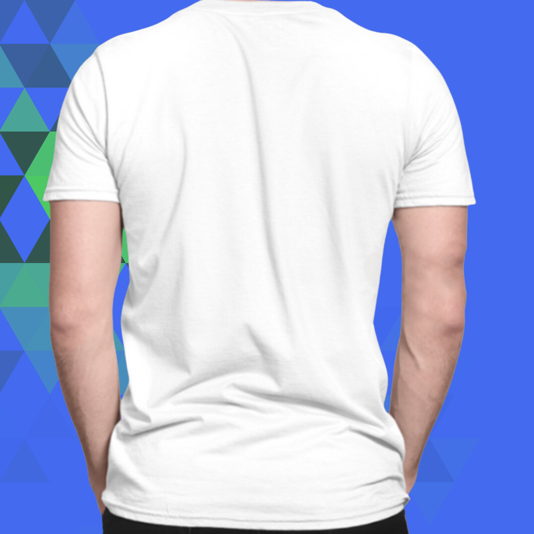 Virgo Zodiac white printed t-shirt for men back