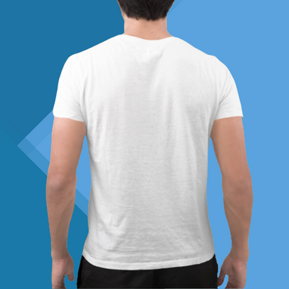 Feel Proud in Style with Men's "Proud" Printed White T-Shirt!