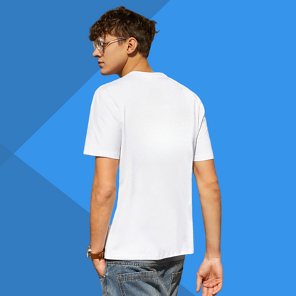 Men's IMPRESSION Printed White Premium T-Shirt - Men's Best Selling Cotton T-Shirt