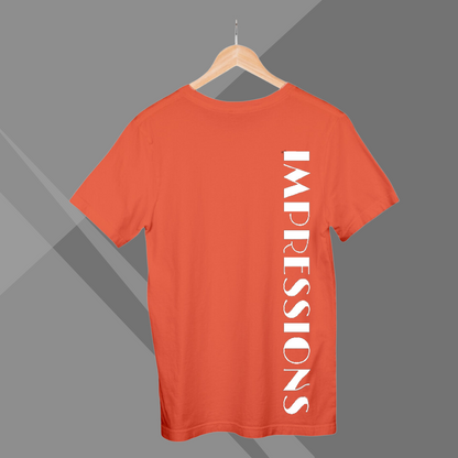 Women's IMPRESSION Printed Orange Premium T-Shirt - Best Selling Women's Cotton T-Shirt