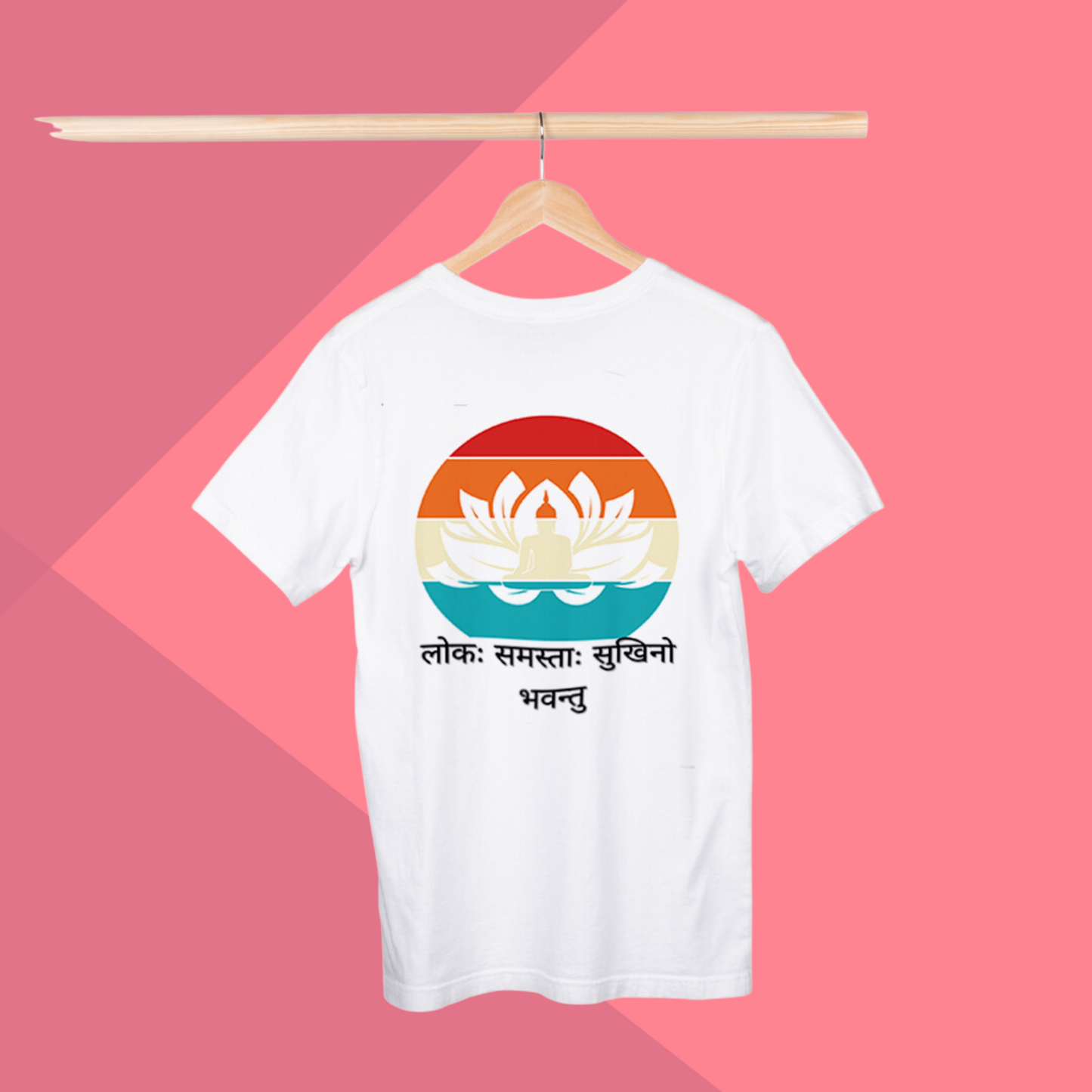 Sanskrit Quote Printed Women's White T-Shirt - T-Shirt for Sanskrit Lover's