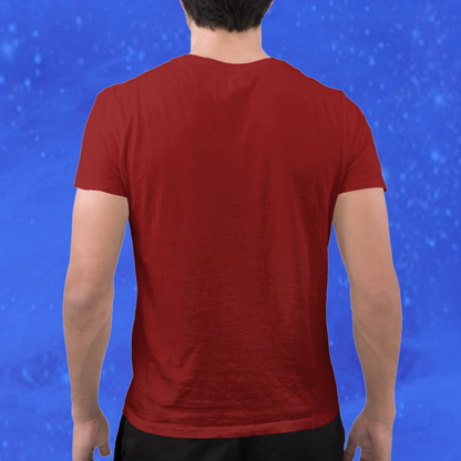 Get Ready for Movie Night with Our "Movie Night" Printed Men's Maroon T-Shirt!