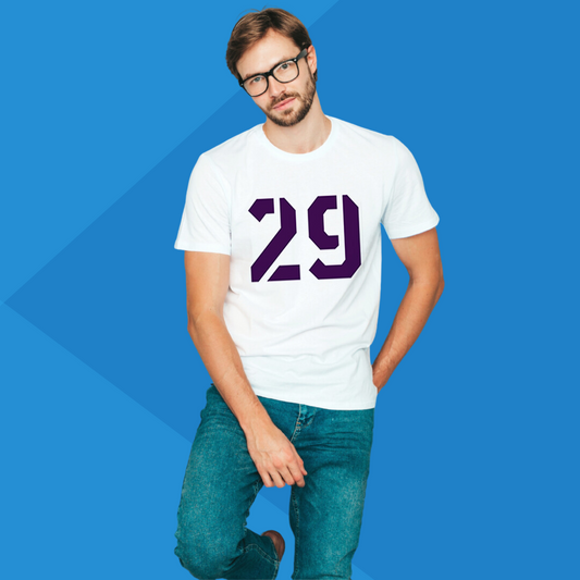 "Number 29 Style" Printed White T-Shirt - Elevate Your Wardrobe