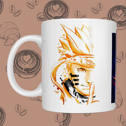 "Naruto Adventures" Ceramic Mug - Sip with Ninja Spirit