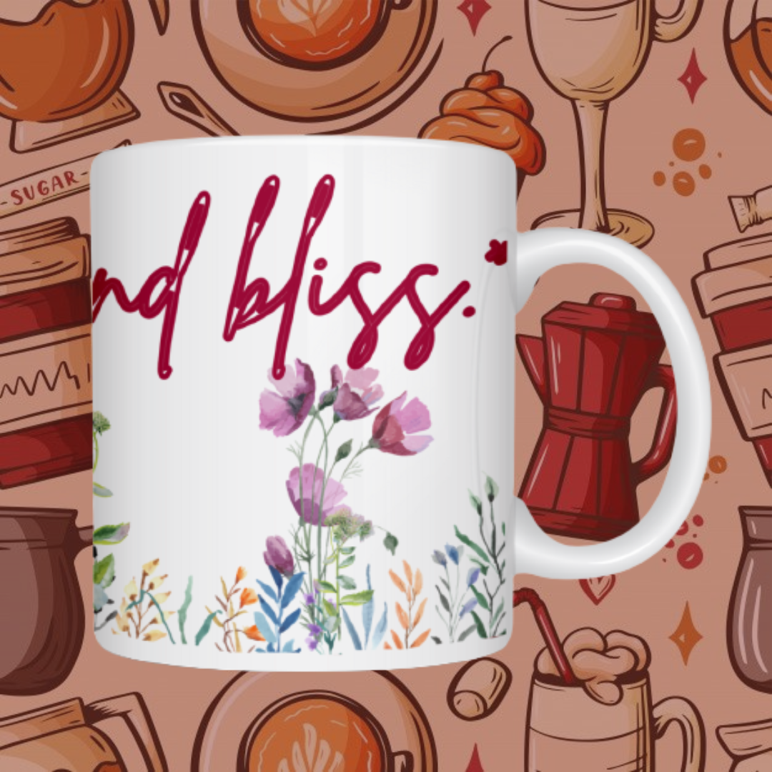 "Spring Blossoms & Bliss" Ceramic Mug - Embrace the Season's Beauty