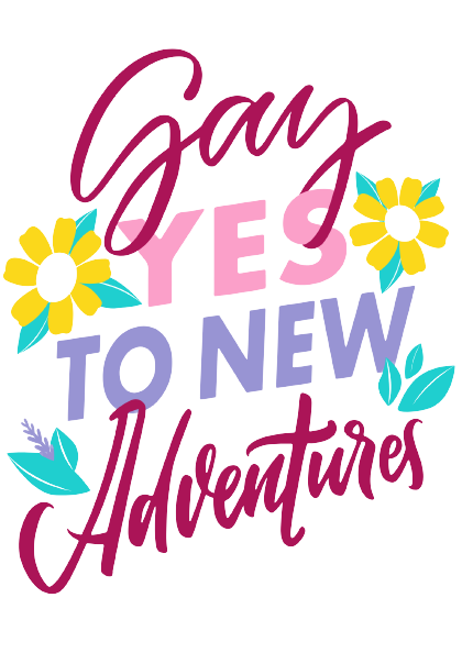 "Embrace Adventure with 'Say Yes To New Adventures' Printed Women's White T-Shirt"