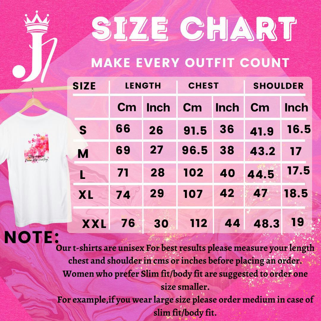 Number 13 white printed t-shirt for women size chart